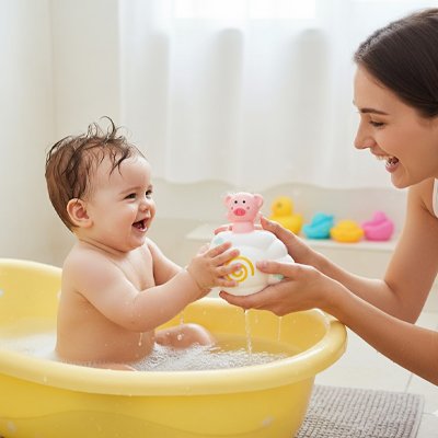 Jouet de bain pour bebe rigolo