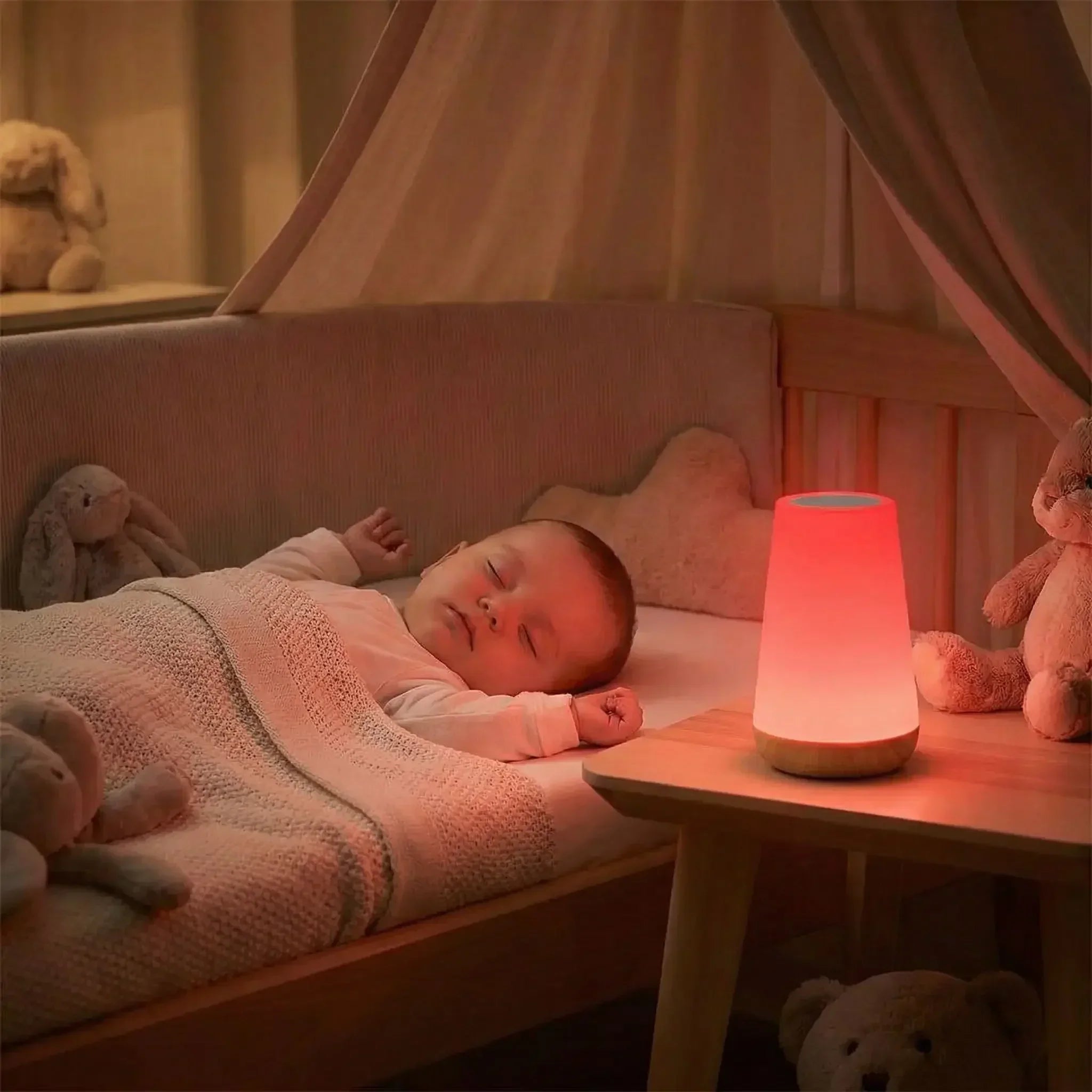 Veilleuse Lumière Rouge Bébé | Sommeil Naturel & Apaisant – nanoukid