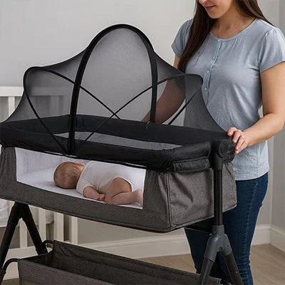 Moustiquaire lit bébé bien stable sur lit bébé