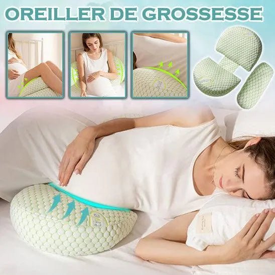 OREILLER DE GROSSESSE CONFORT MAXIMUM - nanoukid
