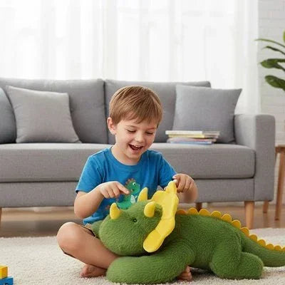 Peluche anti stress qui joue et reconforte un enfant