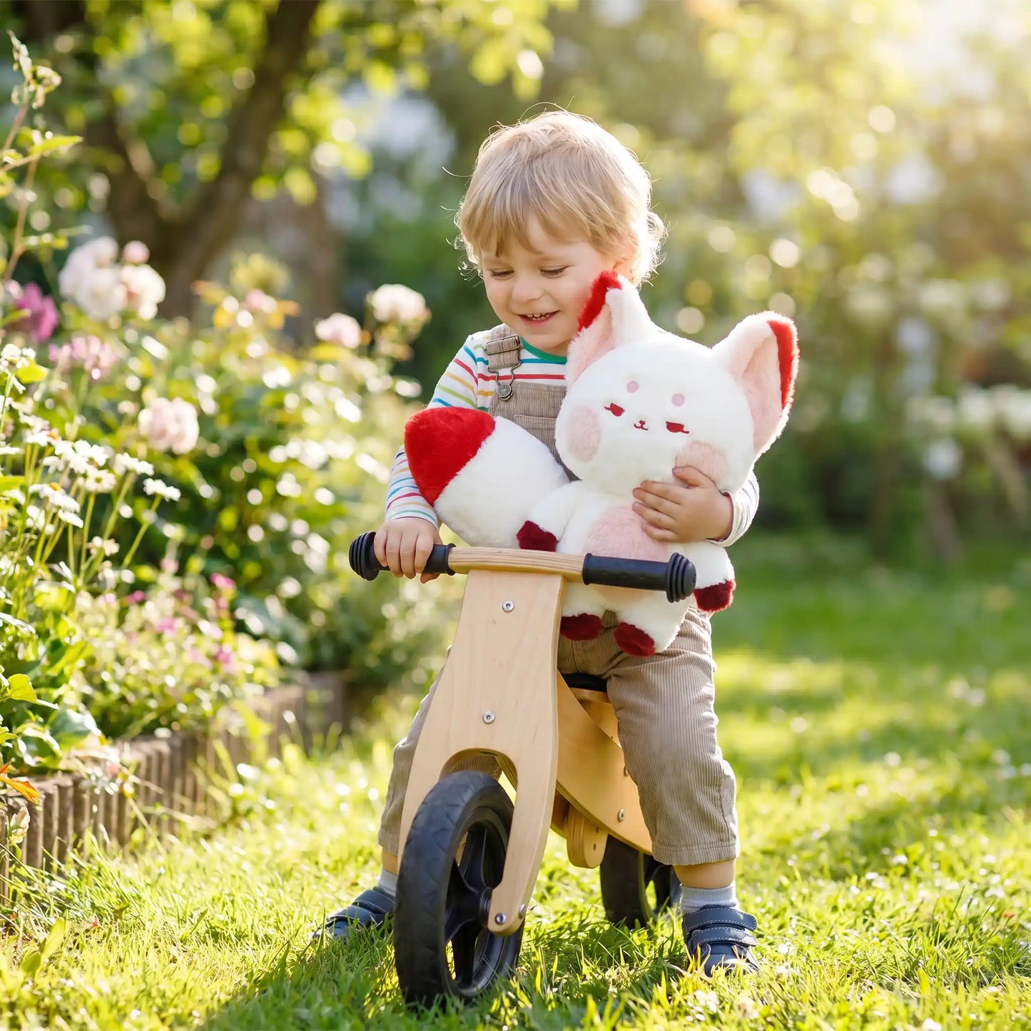 peluche-bebe-renard-blanc-rouge