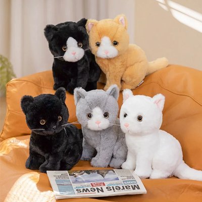 Peluche chat  doux