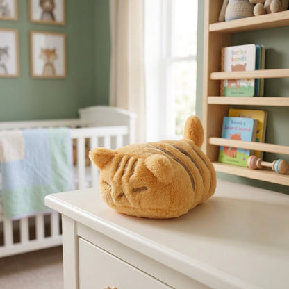 peluche chat kawaii yeux ferme
