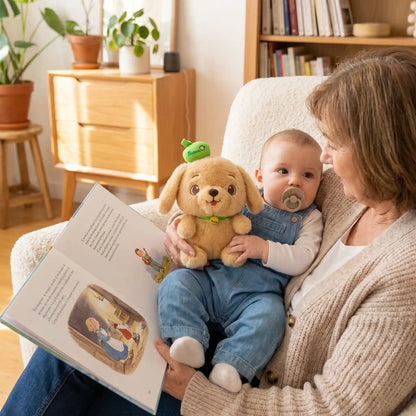 Peluche chien |  Anti-Stress pour Gérer l'Absence des Parents