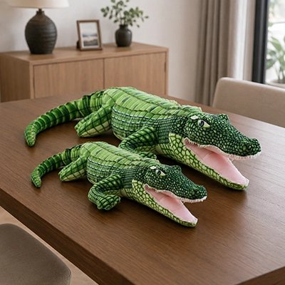 Peluche crocodile 2 tailles xxl