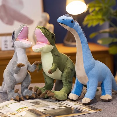 Peluche dinosaure differente couleur