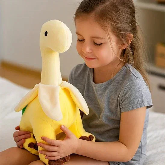 Peluche dinosaure pour bébé fille