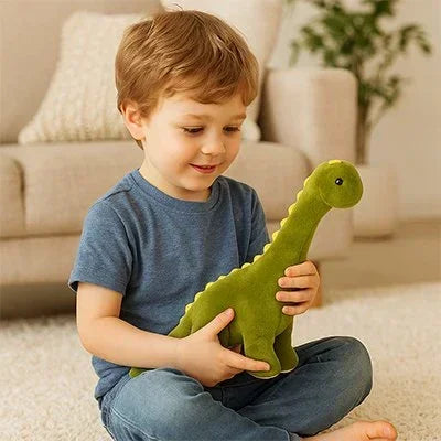 Peluche dinosaure vert pour garcon