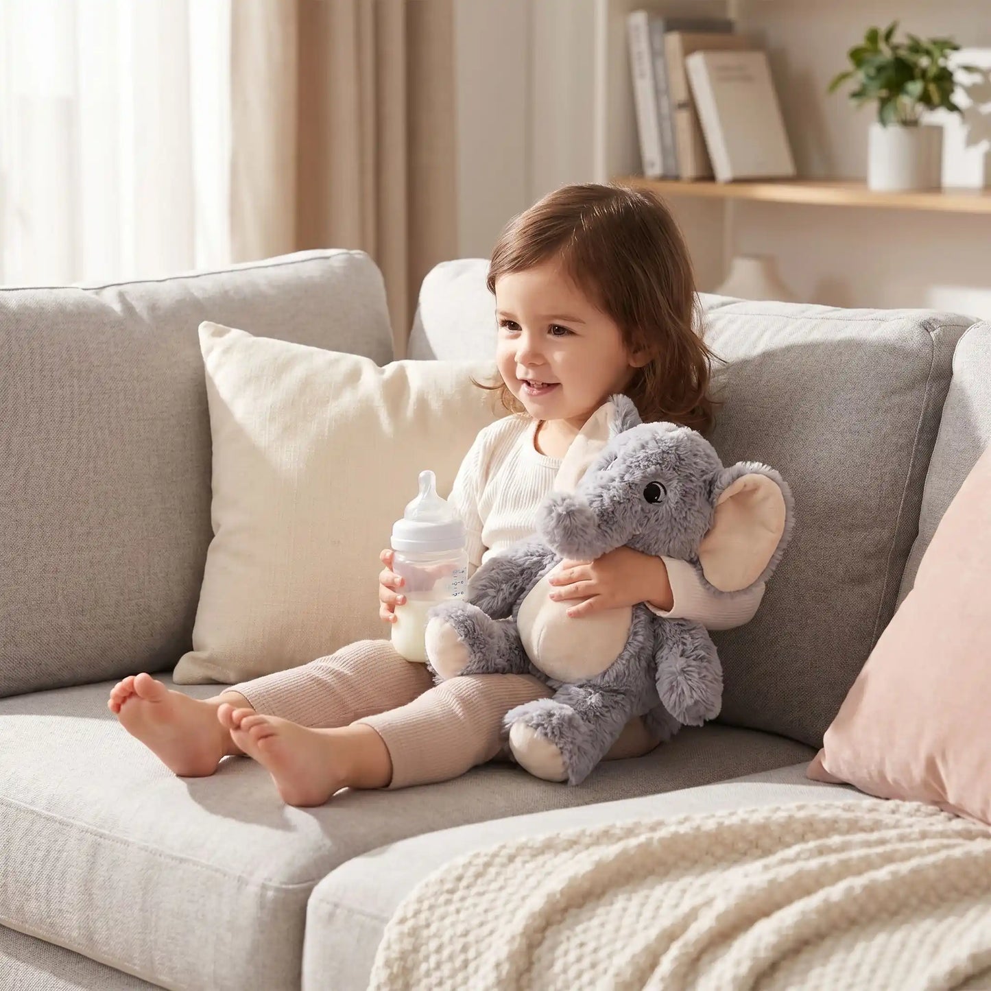 peluche-elephant-bleu-fille-petite-calin
