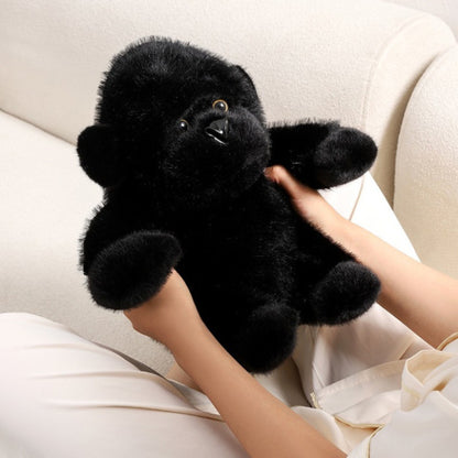 peluche gorille noir adorable
