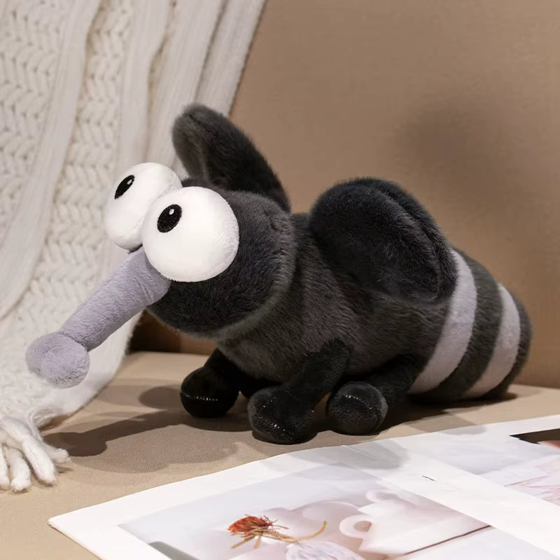 peluche-insecte-mouche-noire