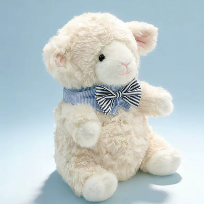 peluche-mouton-blanc-noeud-papillon