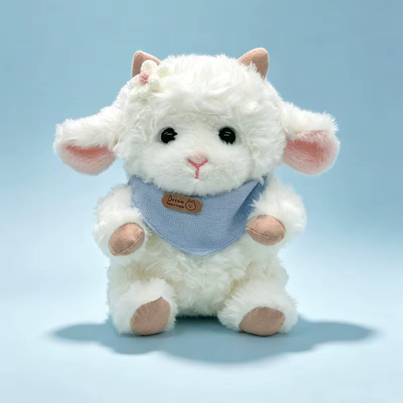 peluche mouton bleu