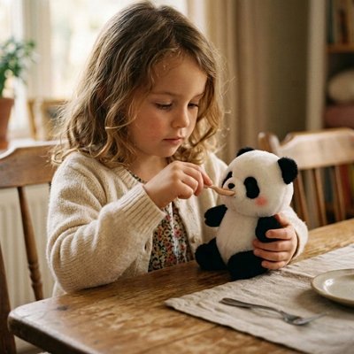 Peluche Panda pour jouer pour de semblant