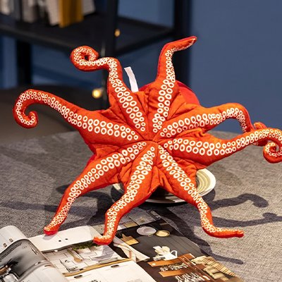 Peluche -pieuvre-geante