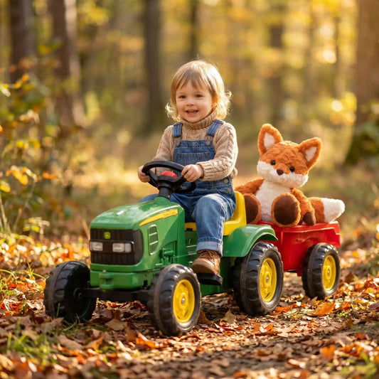 peluche-renard-dans-tracteur-enfant-avec-petite-fille