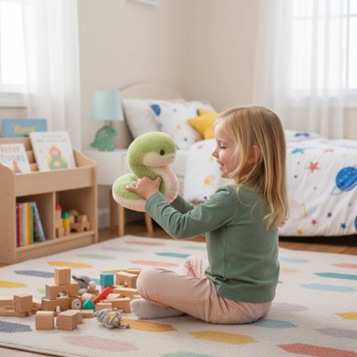 Peluche serpent 25 cm 