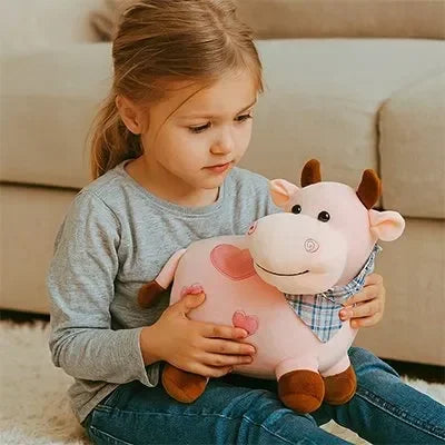 Peluche vache avec petite