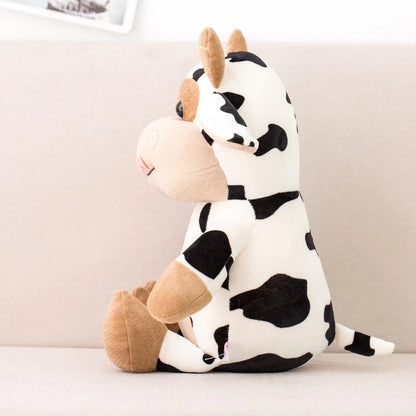 peluche-vache-doudou-blanche-tache-noire