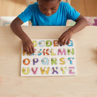 Puzzle bois alphabet