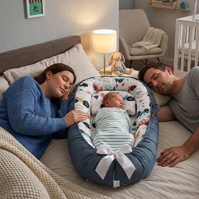 Reducteur de lit bebe pour que l'enfant dort en sécurité