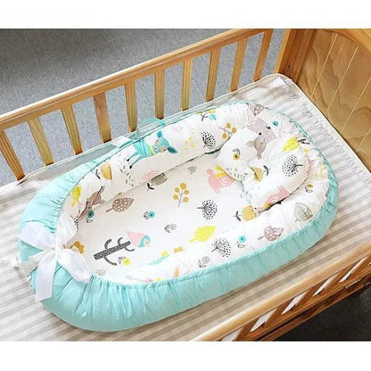 REDUCTEUR DE LIT BEBE TURQUOISE - nanoukid