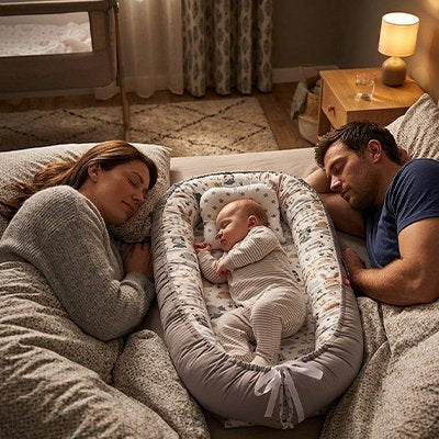 Reducteur de lit pour bebe qui dort avec ses parents