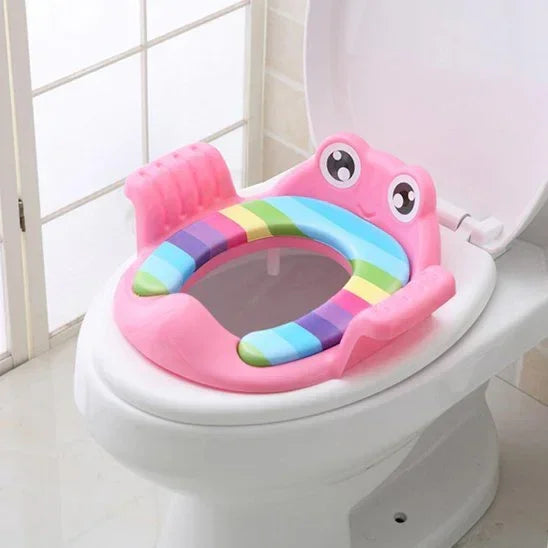 Rehausseur toilette grenouille rose