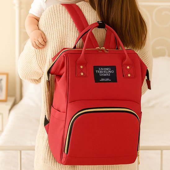 Sac a langer rouge