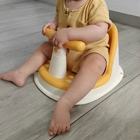 Siege de bain bebe moto jaune