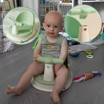 Siege de bain bebe moto verte