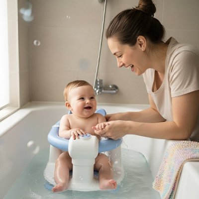 Siege de bain bebe ourson