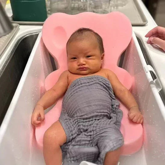 Siege de bain bebe rose