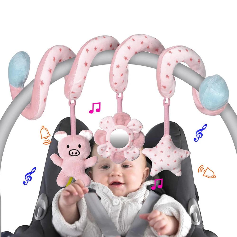 Spirale d'Activité Bébé petit cochon rose - nanoukid