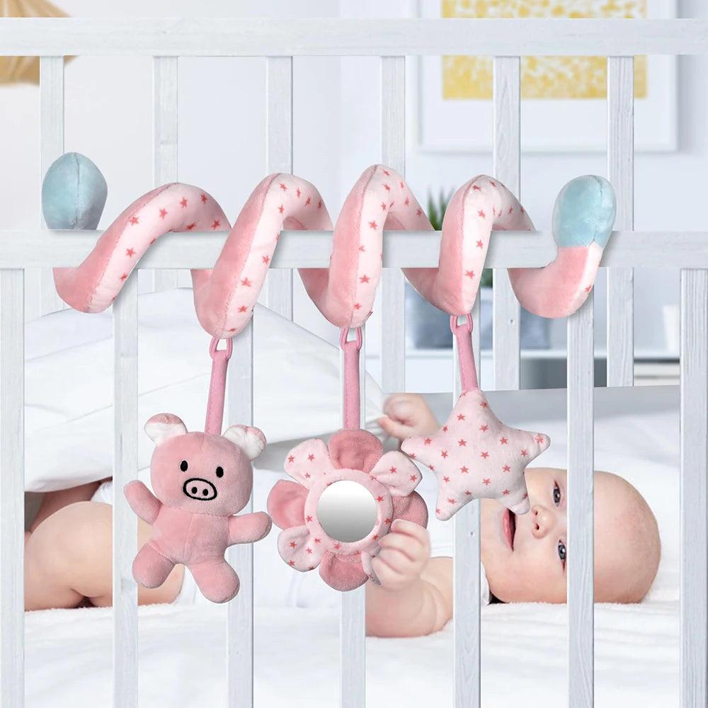 Spirale d'Activité Bébé petit cochon rose - nanoukid