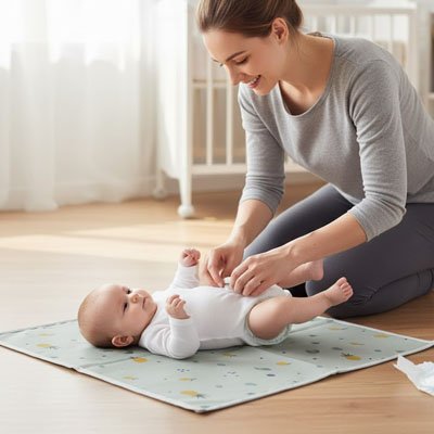 Tapis à langer nomade épais