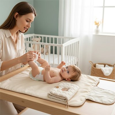 Tapis à langer nomade pratique