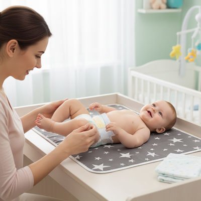 Tapis à langer nomade  protection
