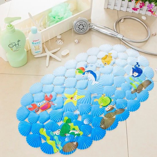 Tapis de bain bebe amusant