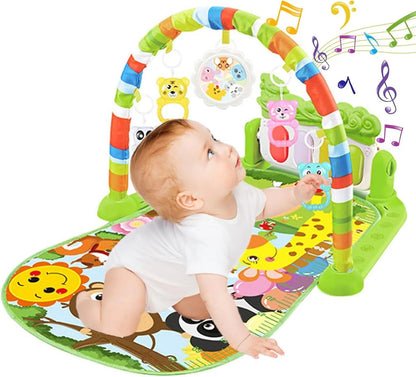 Tapis d'éveil bébé vert - nanoukid
