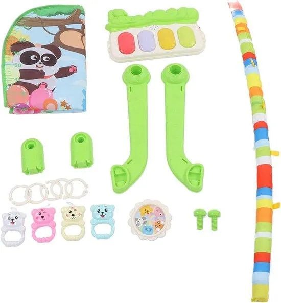 Tapis d'éveil bébé vert - nanoukid