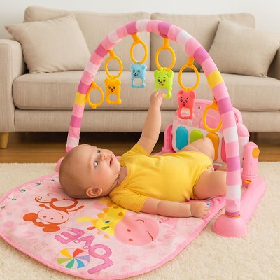 Tapis eveil bebe avec arc