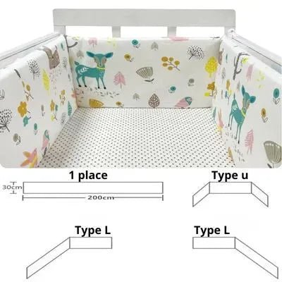 TOUR DE LIT BEBE DOUCE FORET - nanoukid