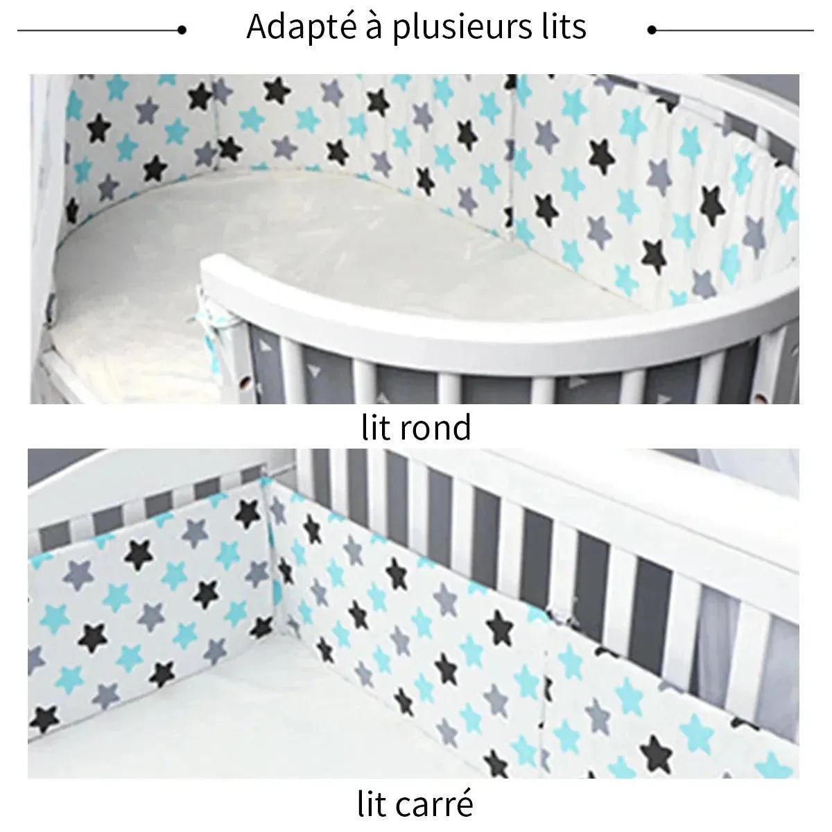TOUR DE LIT BEBE ETOILE POLAIRE - nanoukid