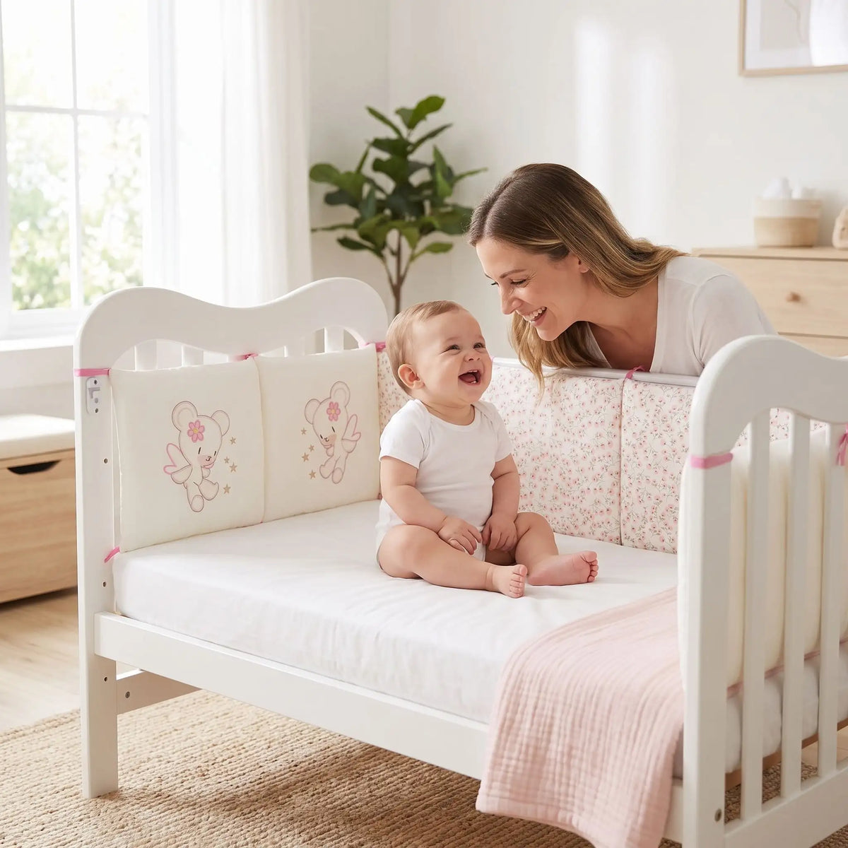 tour de lit bebe fille modulable