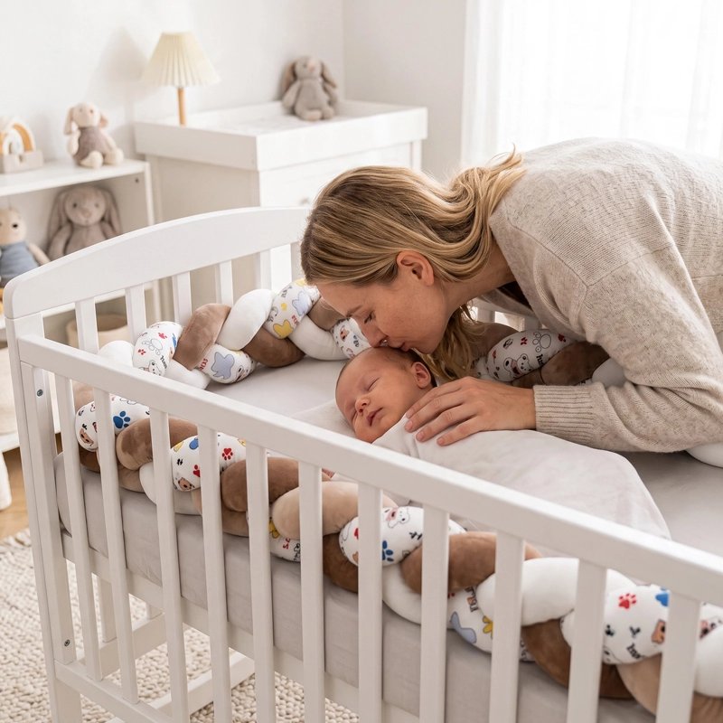 Tresse de lit bébé protégé