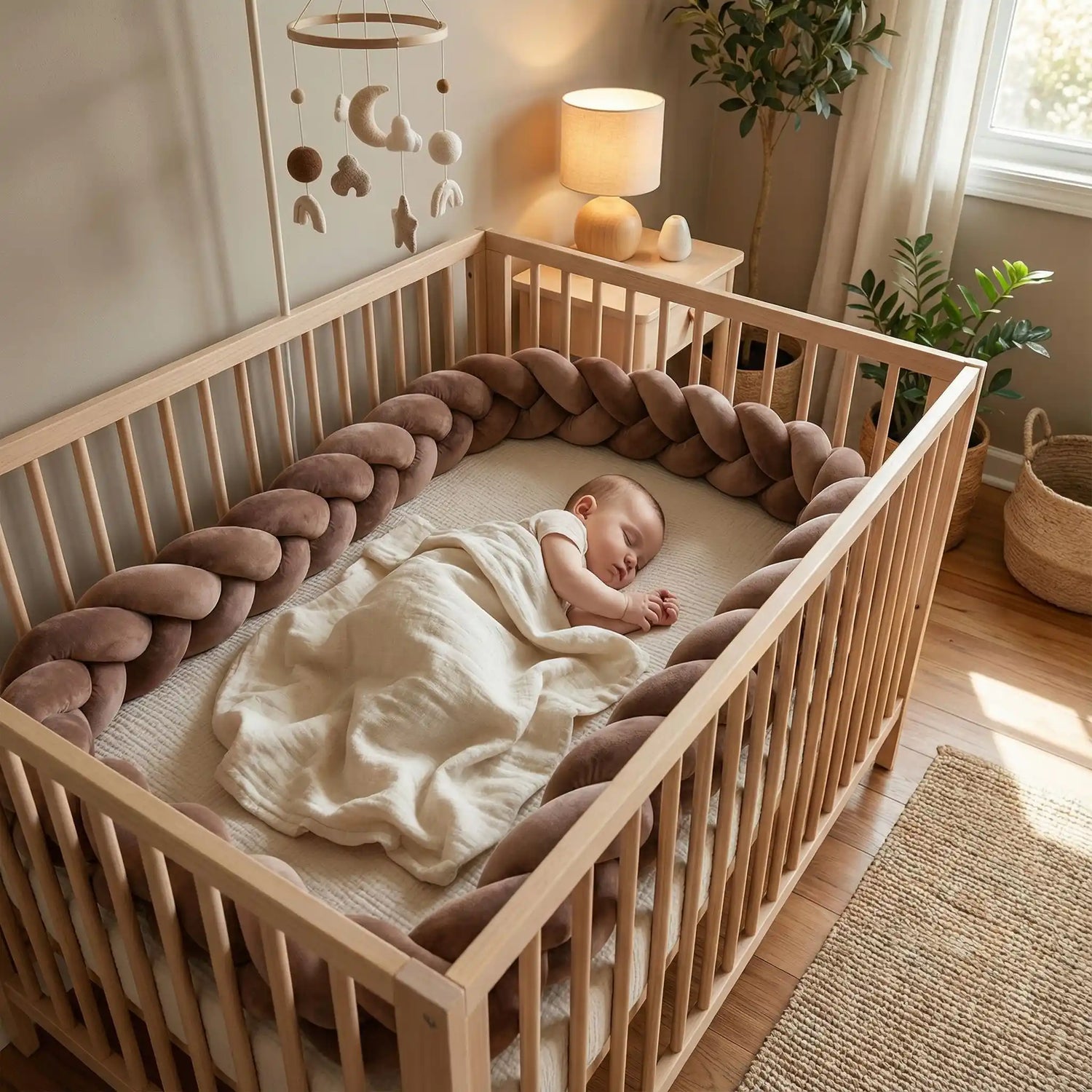 tresse_de_lit_bebe_marron_securite_sommeil