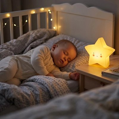 Veilleuse bébé froide pour mettre dans le lit de bébé sans danger