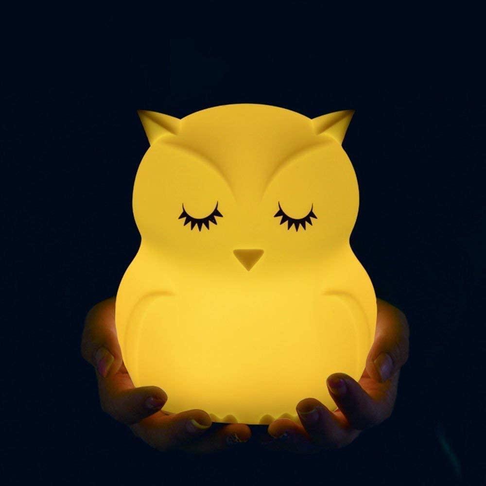 VEILLEUSE BEBE LED HIBOU AVEC TELECOMMANDE | PILOU LIGHT™ - nanoukid